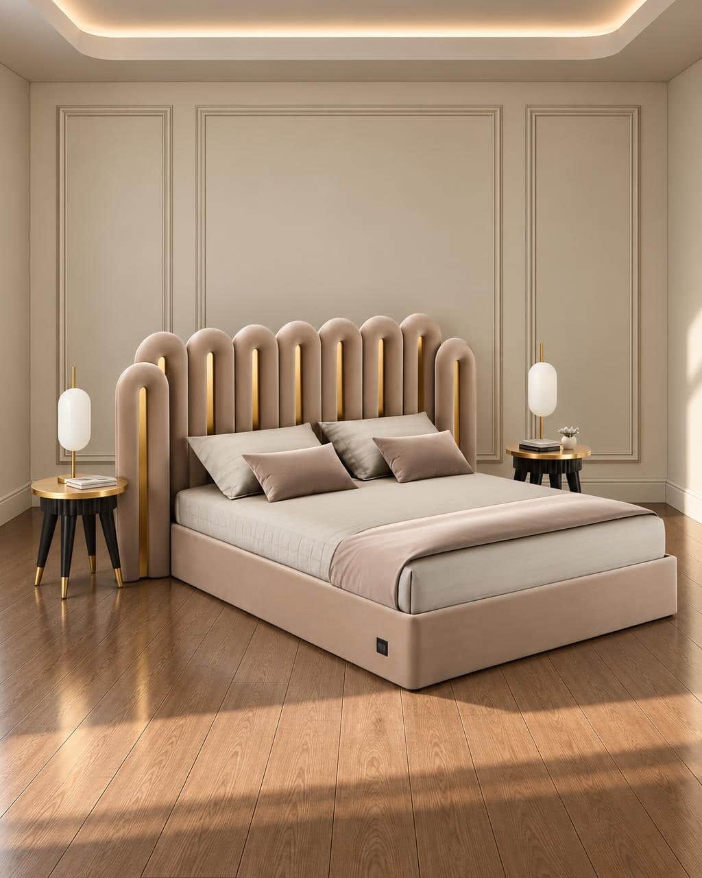 Kelra Bed and Nightstand Set