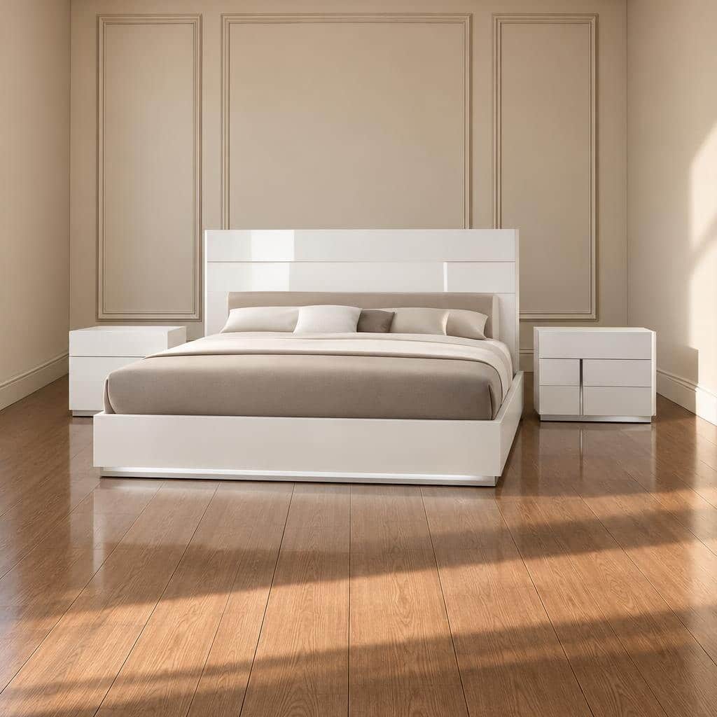 Bedroom set bed and wardrobe view - image 62054