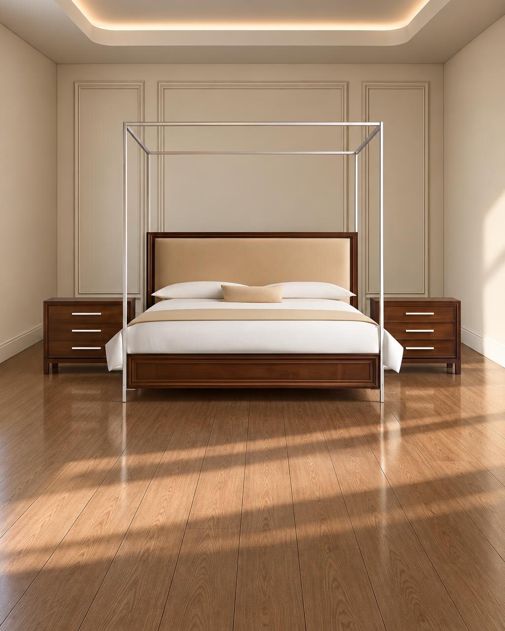 Mena Bed and Nightstand Set