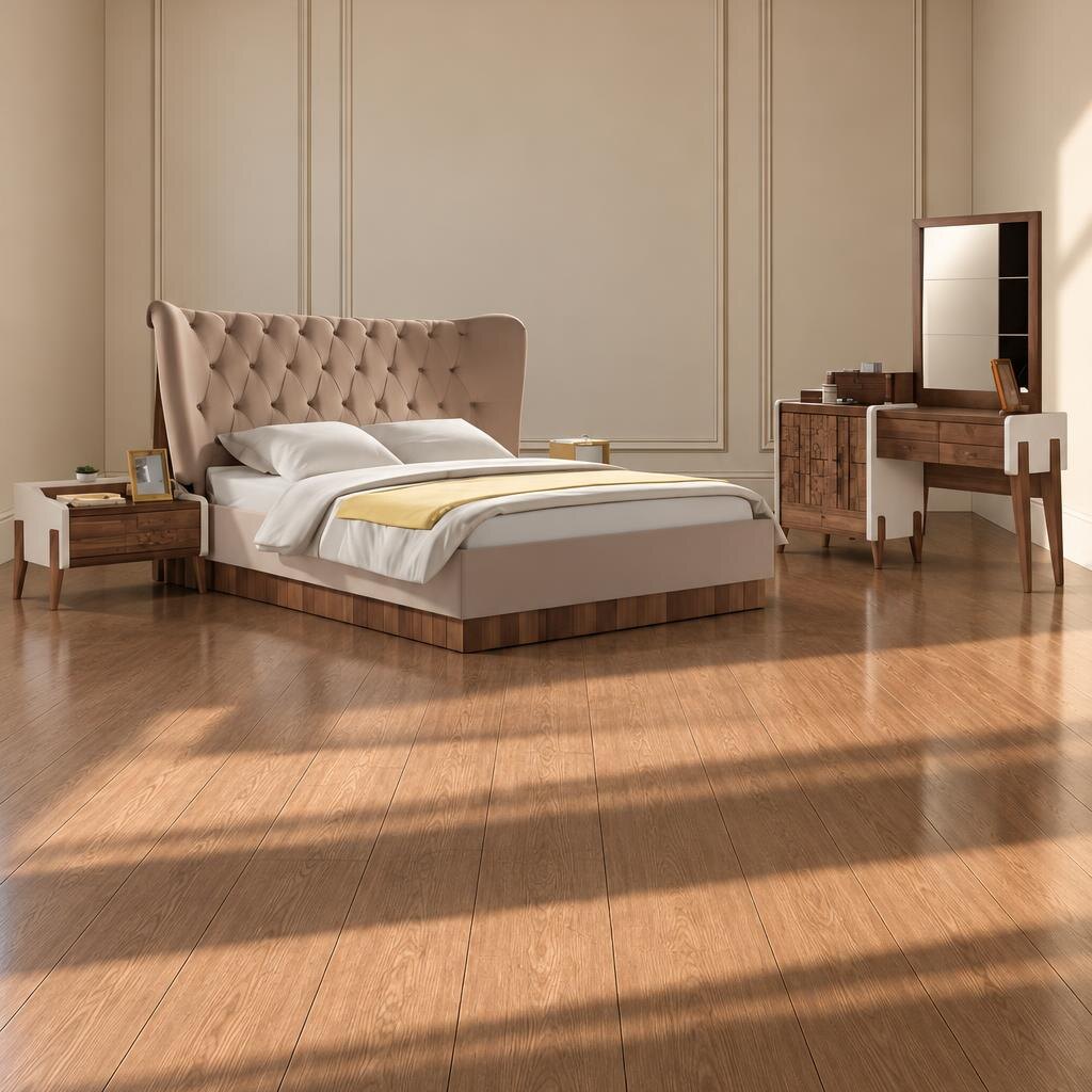 Sena Bedroom Set finish detail angle