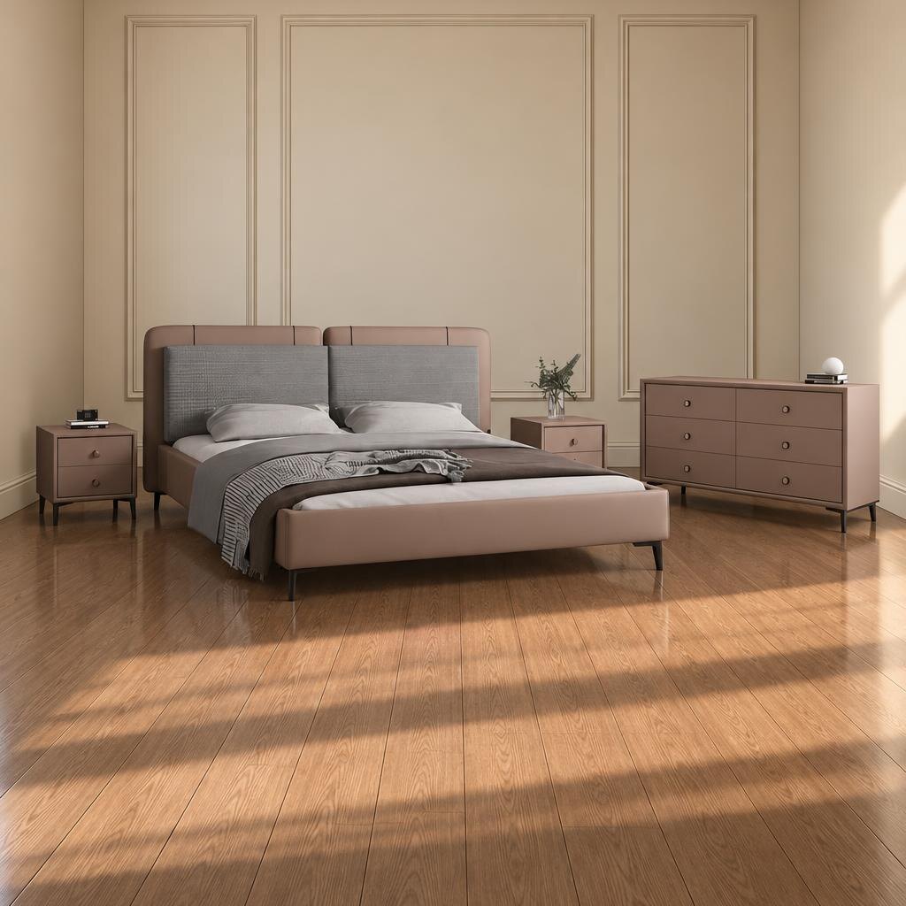 Ora Bedroom Set finish detail angle