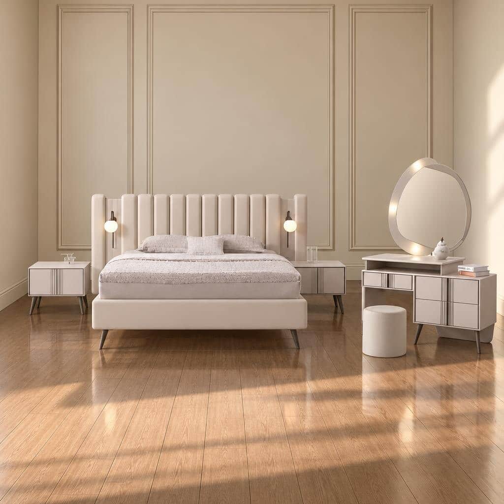 Maya Bedroom Set front composition for modern bedroom decor