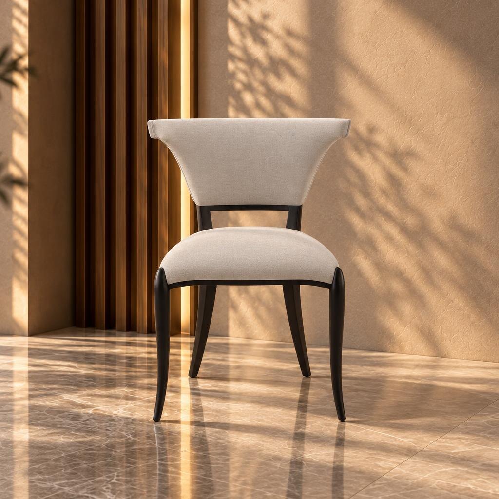 Ova Dining Chair side view for dining room furniture