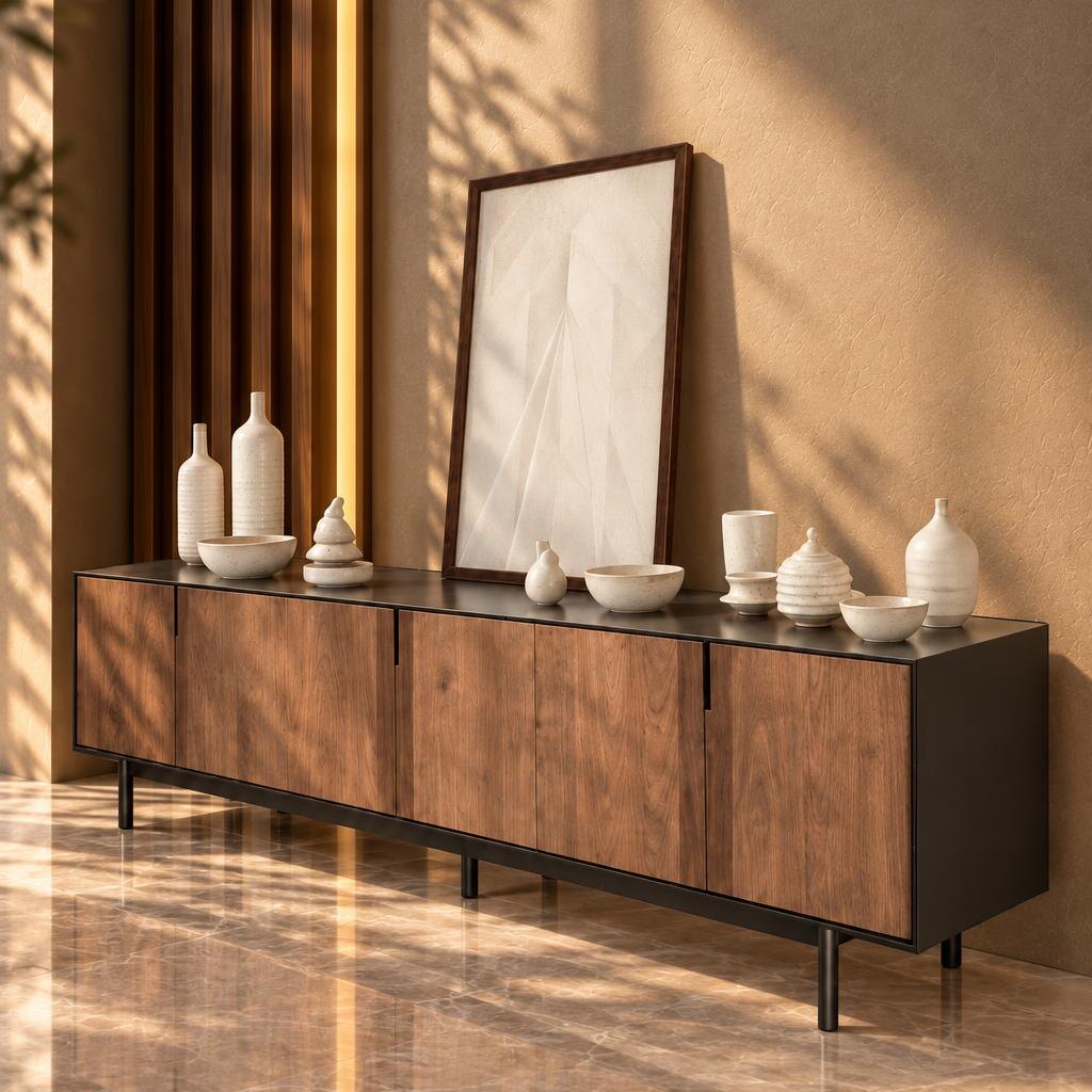 Pelo Buffet presented from a main display for home interiors