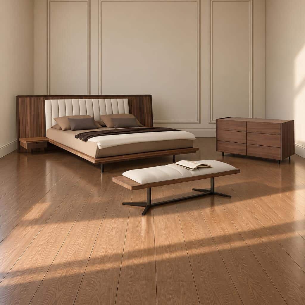 Rhea Bedroom Set front composition for modern bedroom decor
