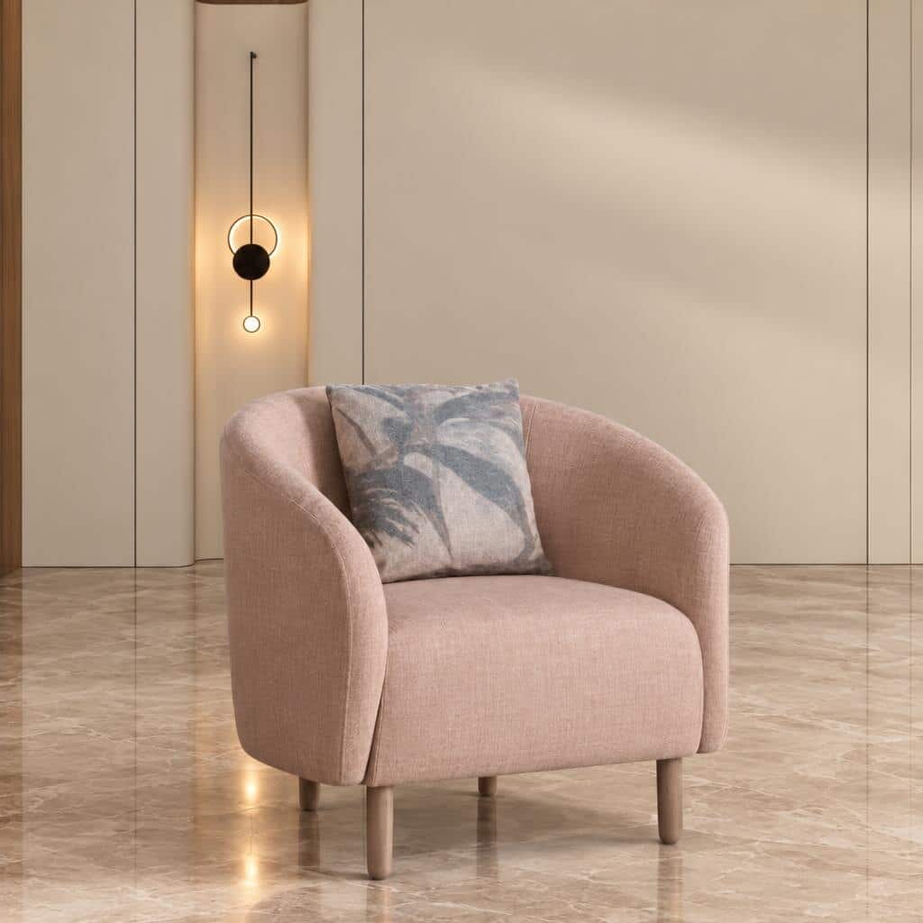 Zeton Living Chair side profile for elegant room decor