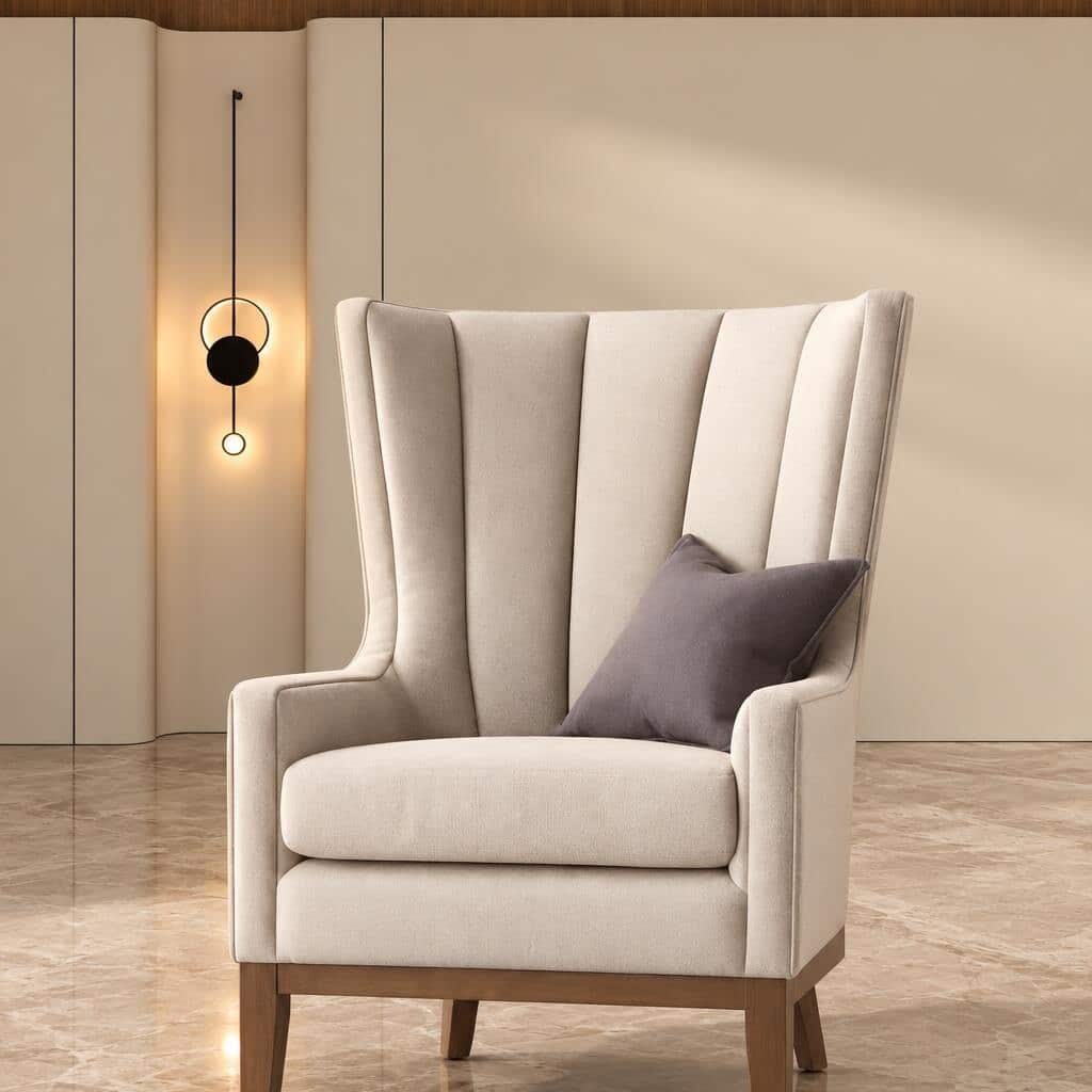 Ivy Living Chair side profile for modern living room seating