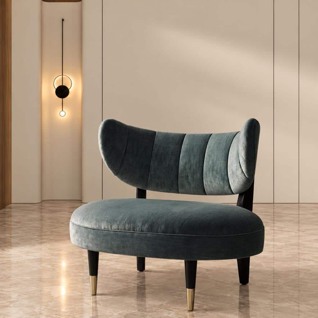 Sila Living Chair side profile for coordinated room layouts