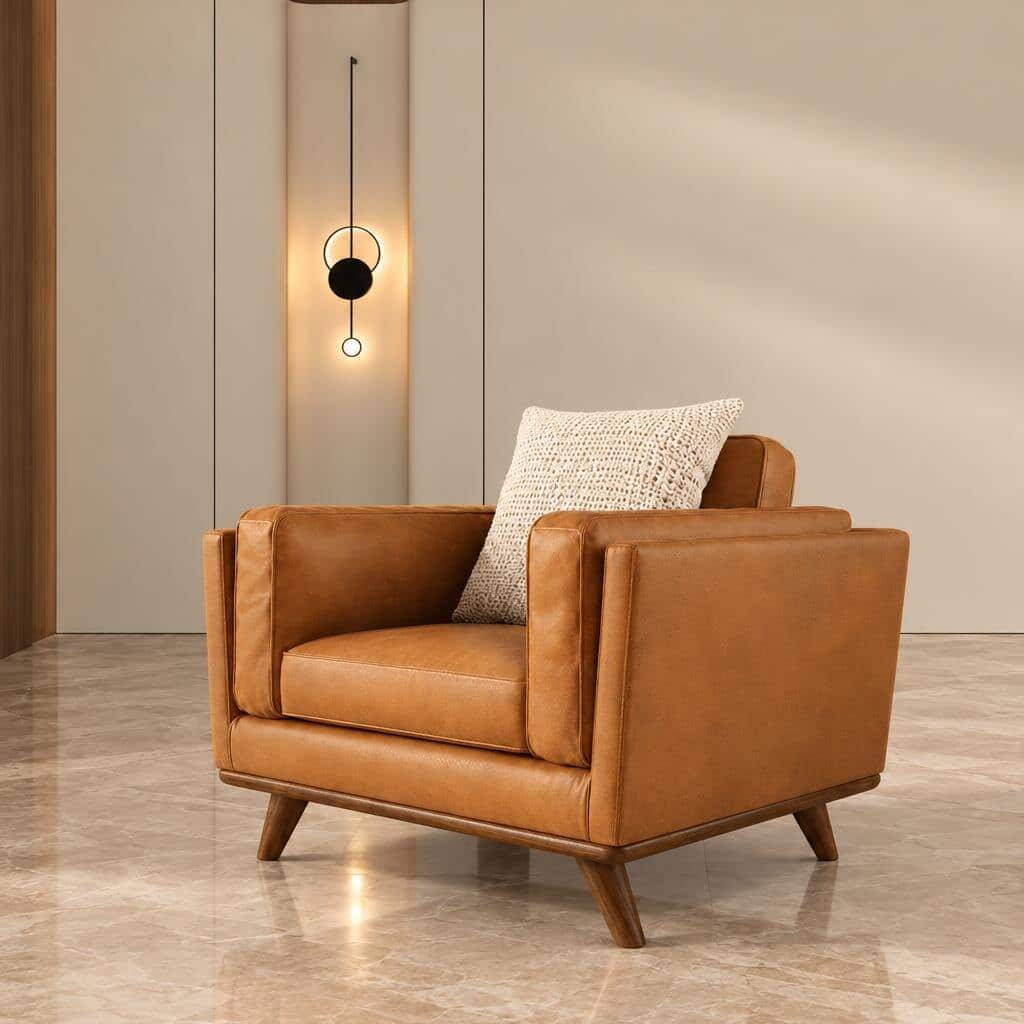 Maros Living Chair side profile for relaxed seating areas
