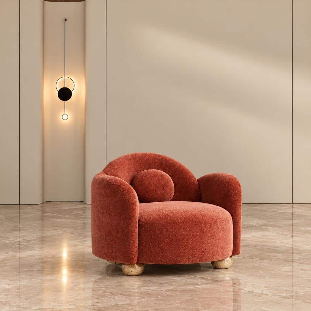 Lano Living Chair front view for cozy living room furniture