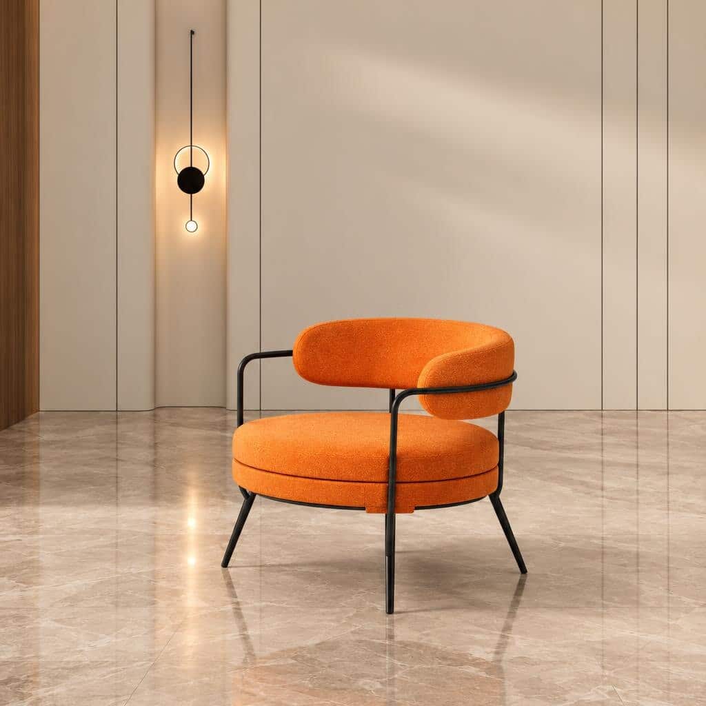 Navo Living Chair front view for premium interior styling