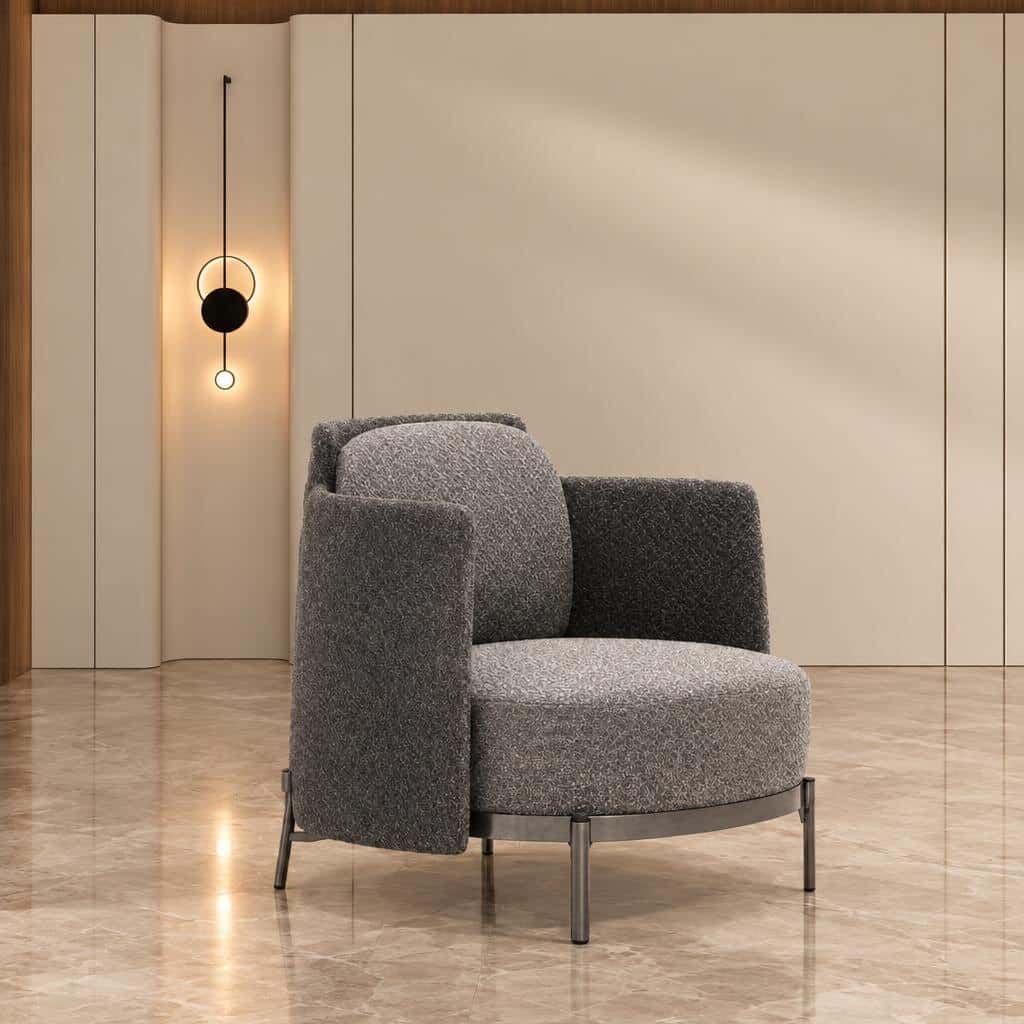 Lovan Living Chair angled view for contemporary living spaces