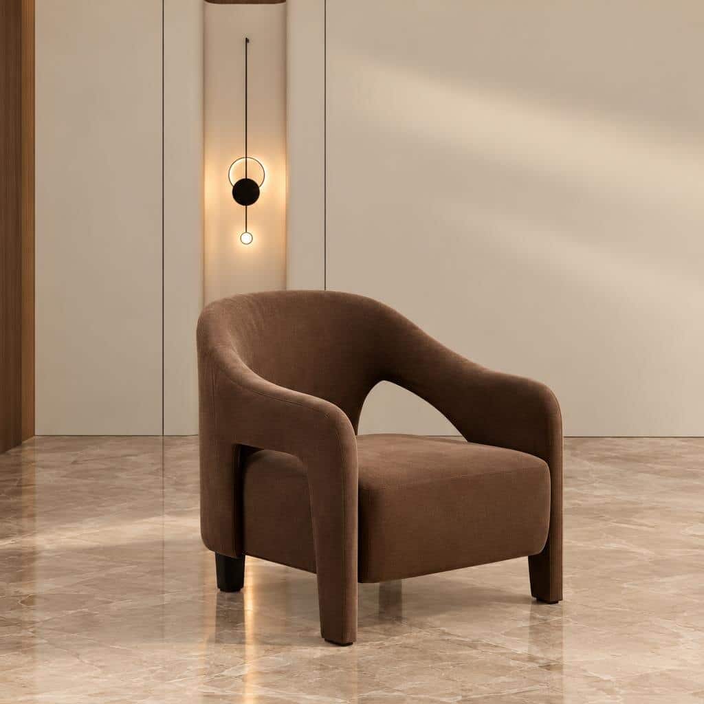 Rino Living Chair front view for stylish home interiors