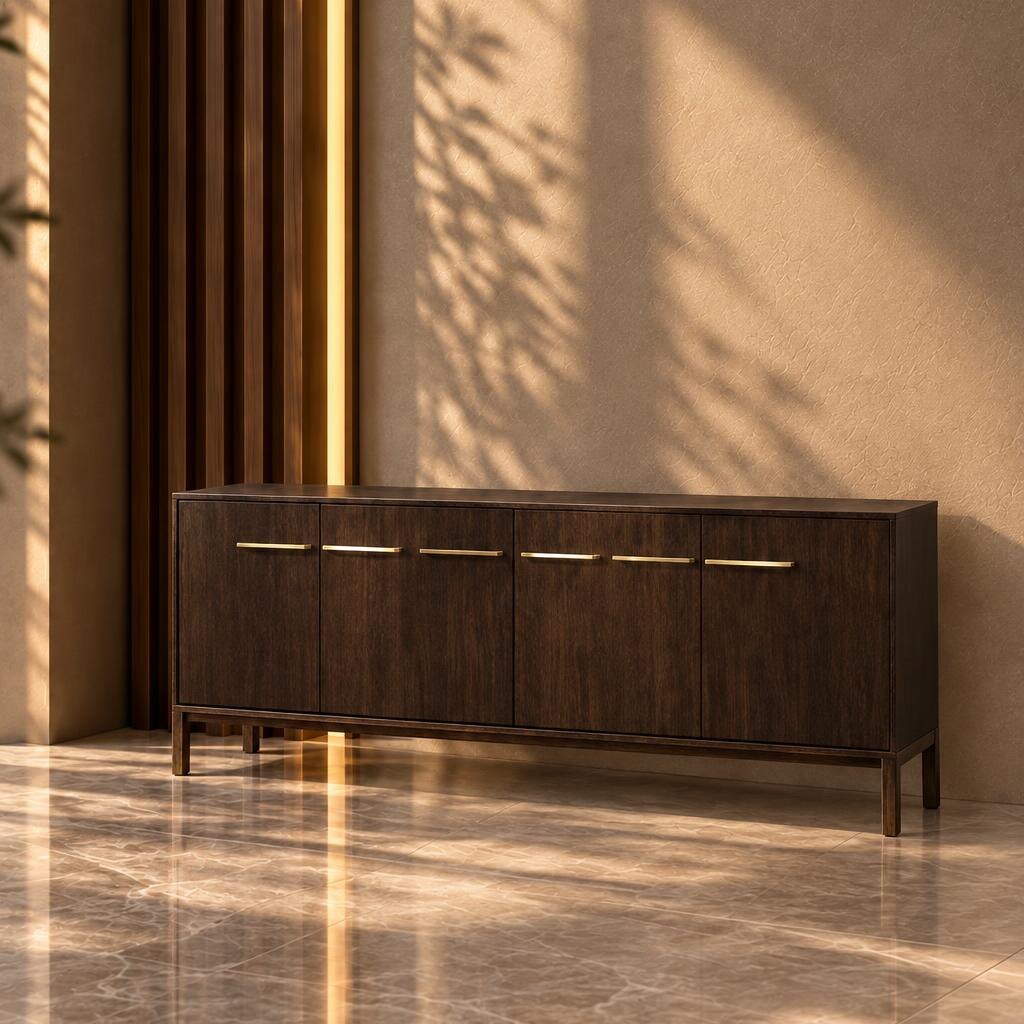 Tila Buffet in a front angle for coordinated dining room decor