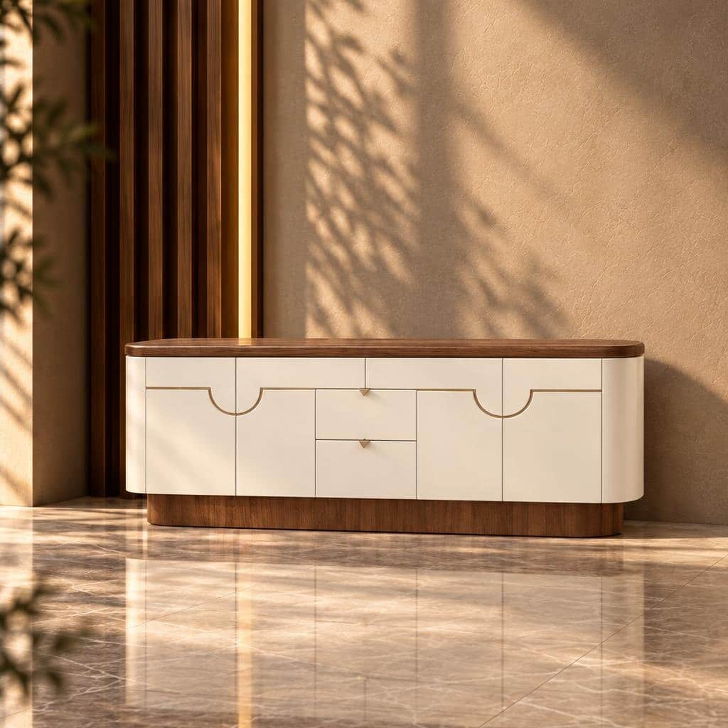 Sola Buffet with a front angle for a modern dining area