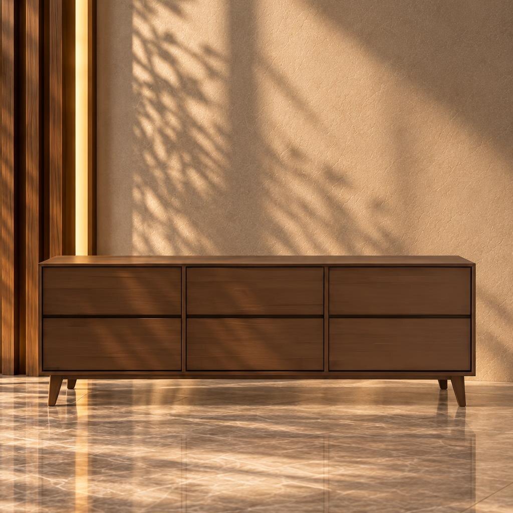 Sene Buffet presented from a main display for home interiors