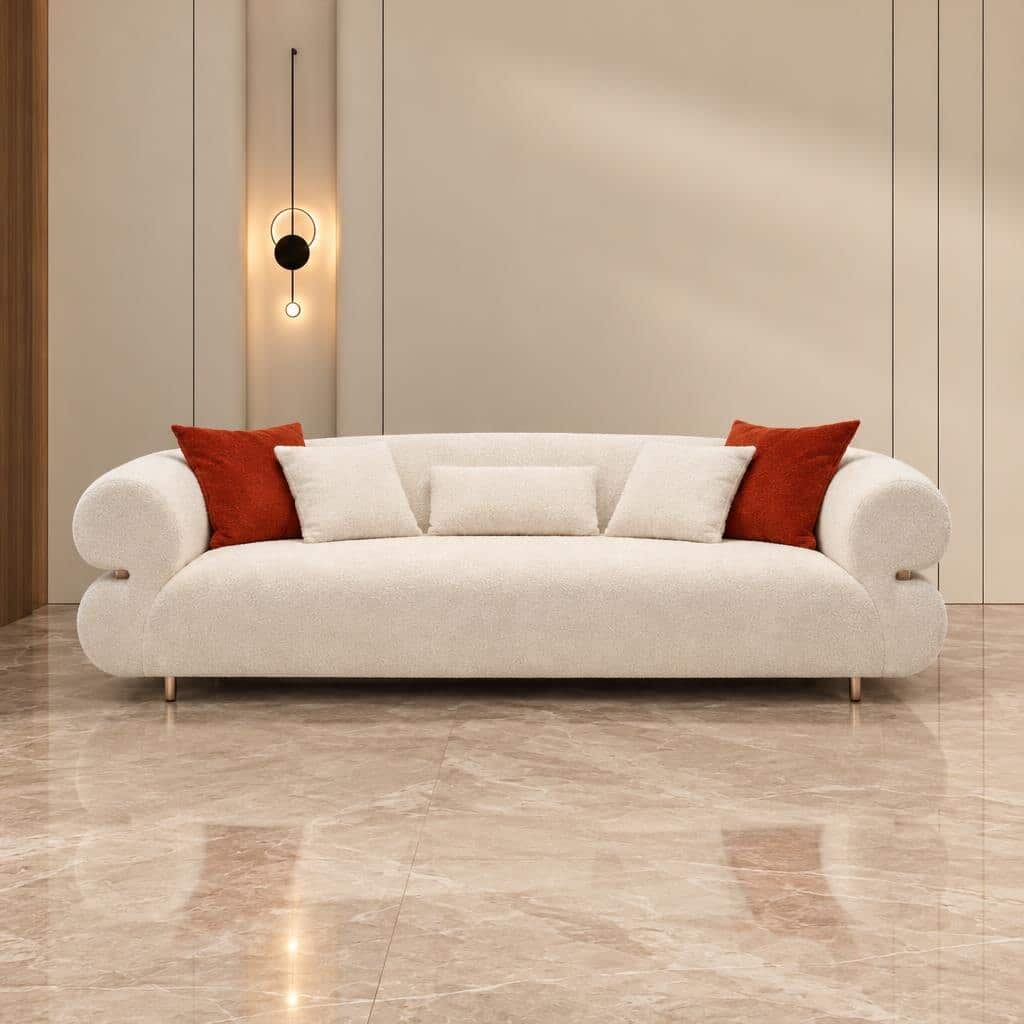 Qiro Living Sofa front view for modern living room sofa furniture