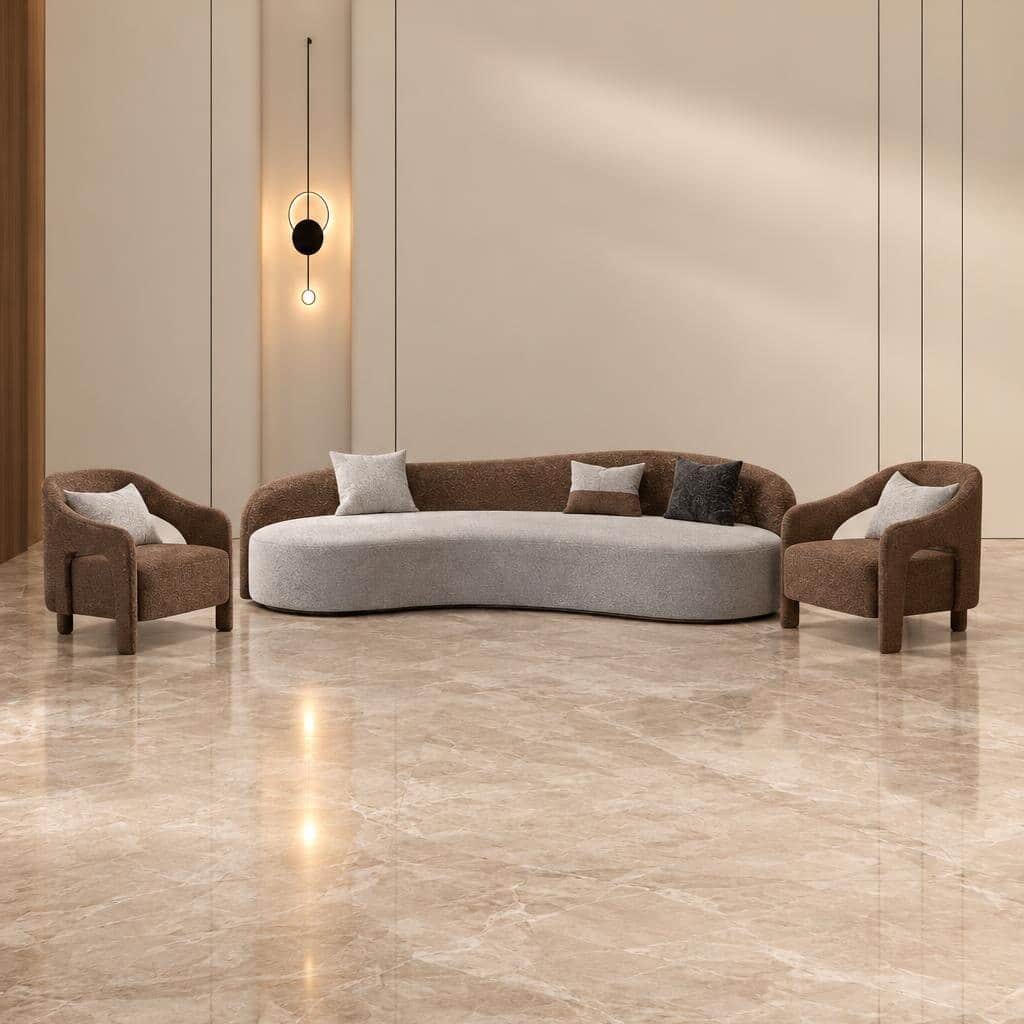 Furon Living Room Set display view for polished furniture presentation