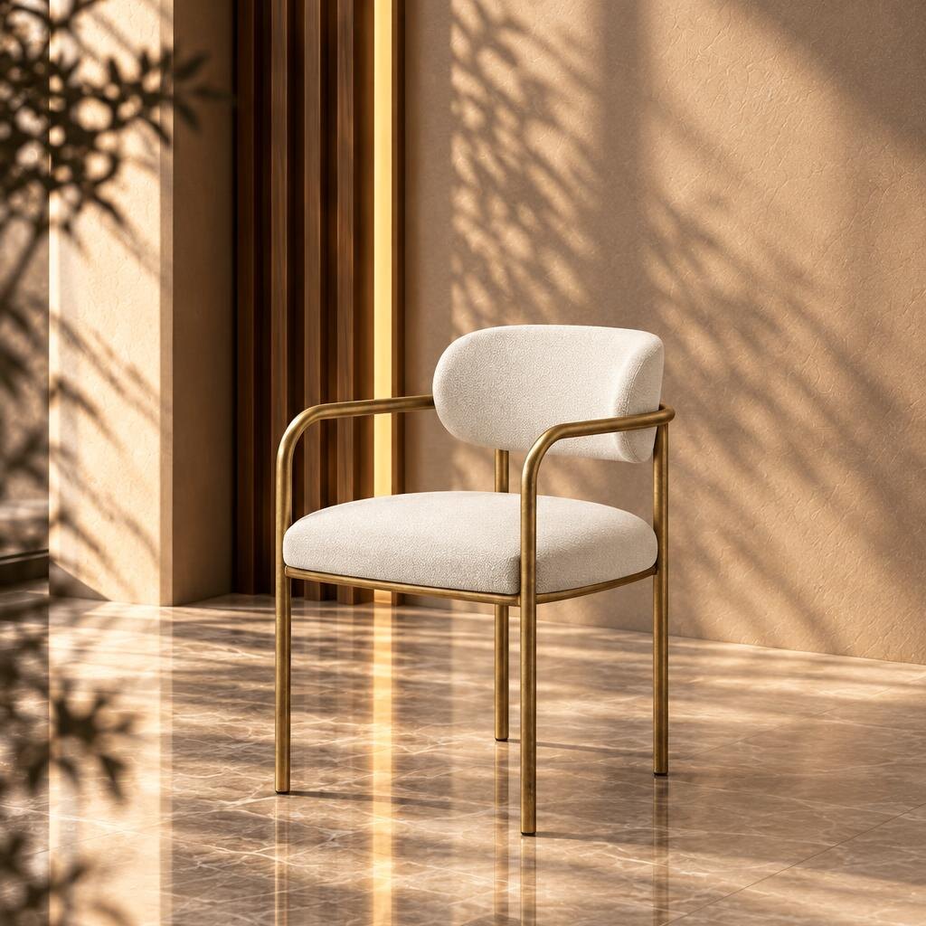 Garo Dining Chair front view for dining room furniture
