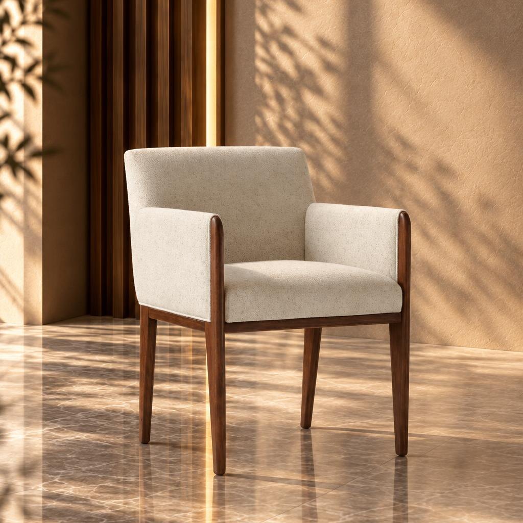 Nira Dining Chair profile view for dining room furniture