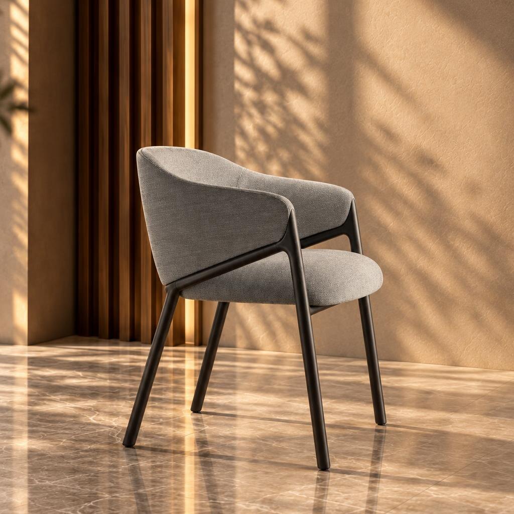 Rivo Dining Chair side view for dining room furniture