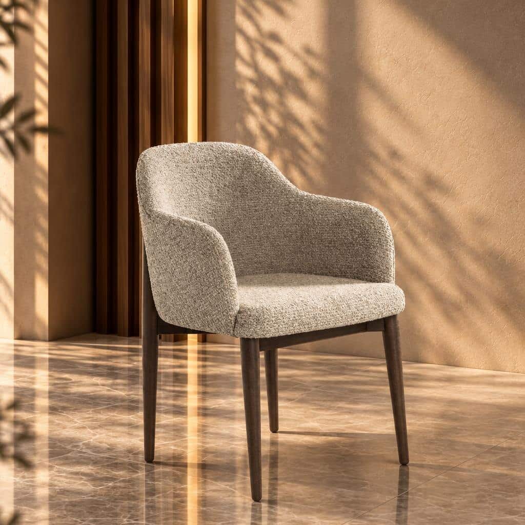 Rina Dining Chair side view for dining room furniture