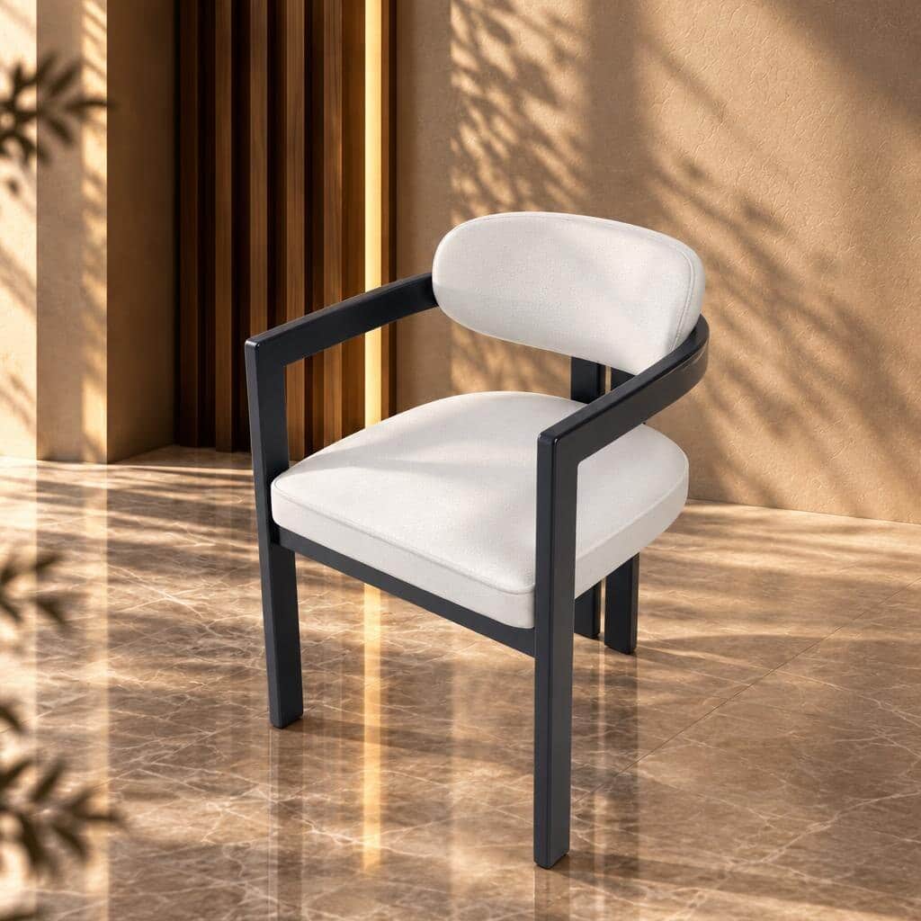 Lona Dining Chair profile view for dining room furniture
