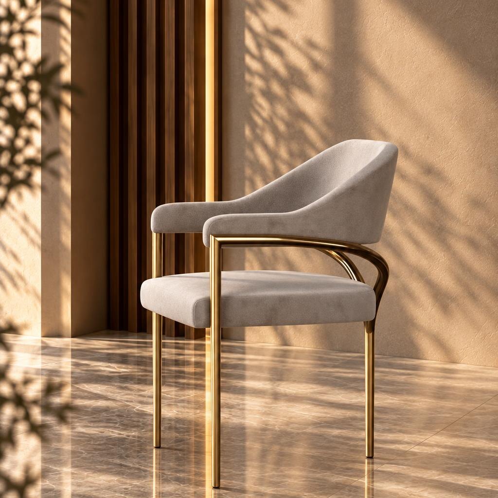 Tino Dining Chair detail view for dining room furniture