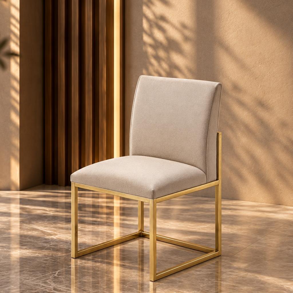 Brix Dining Chair front view for dining room furniture