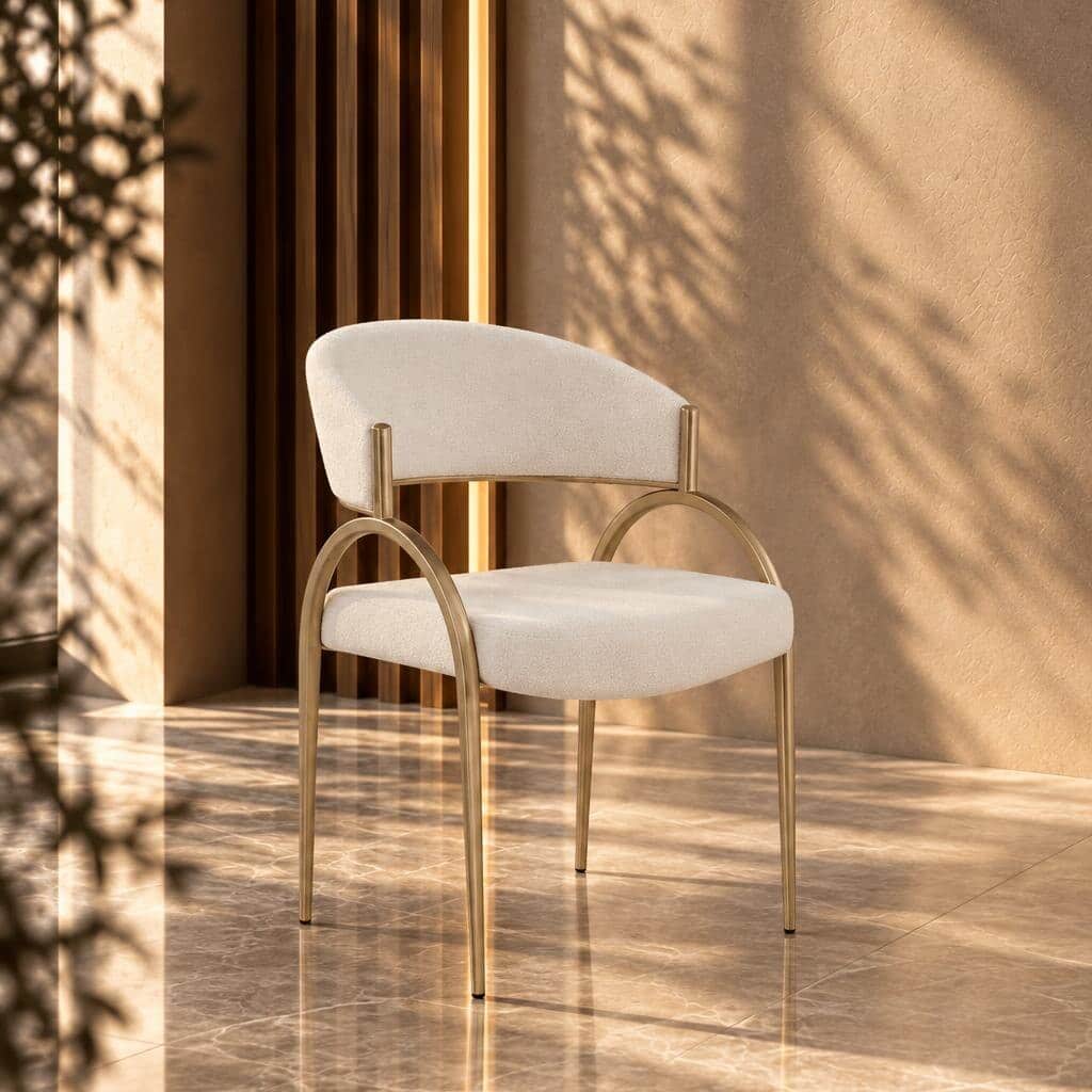 Tila Dining Chair side view for dining room furniture