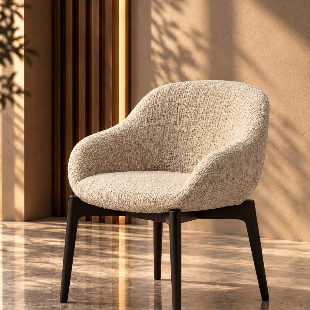 Teno Dining Chair front view for dining room furniture