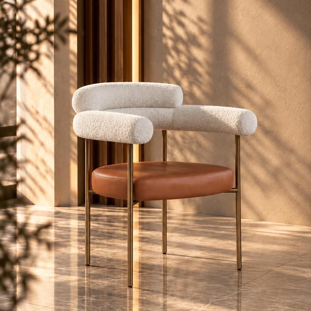 Rosa Dining Chair side view for dining room furniture