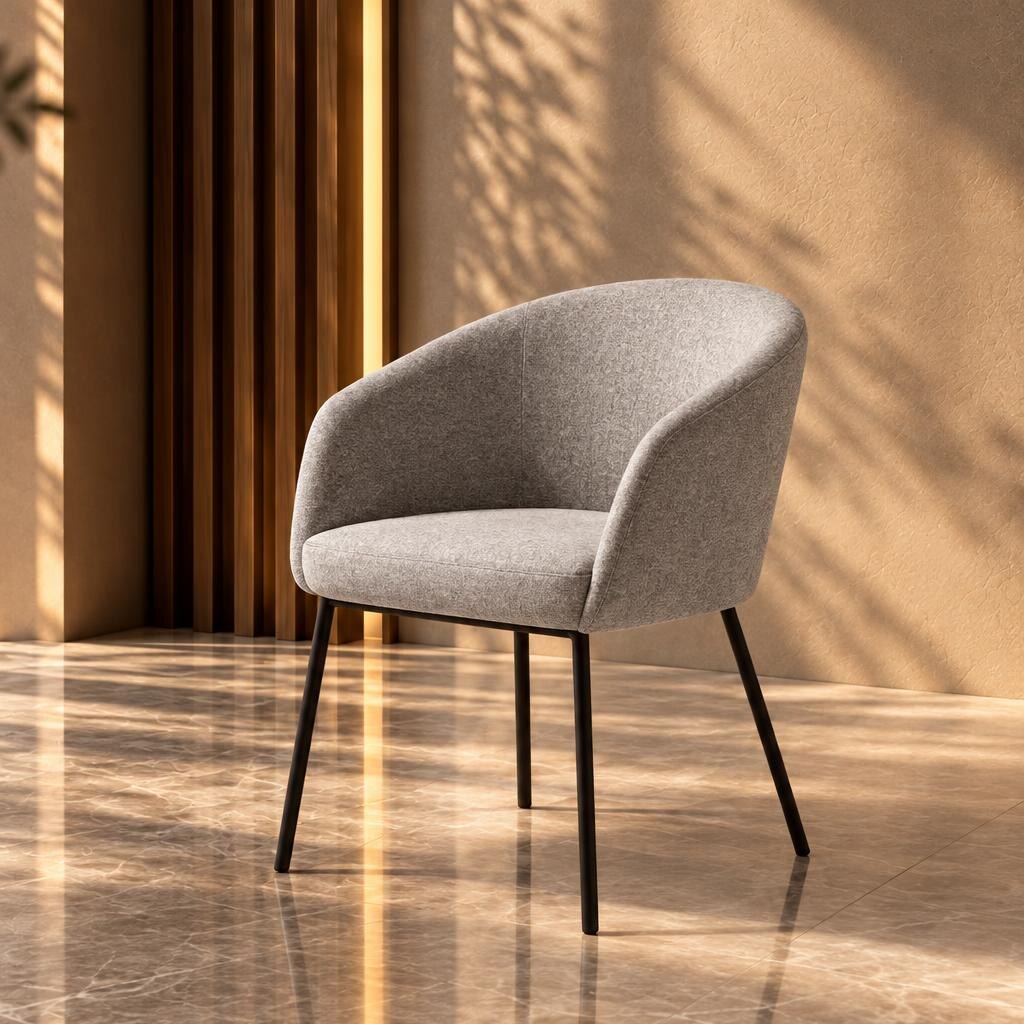 Iroa Dining Chair front view for dining room furniture