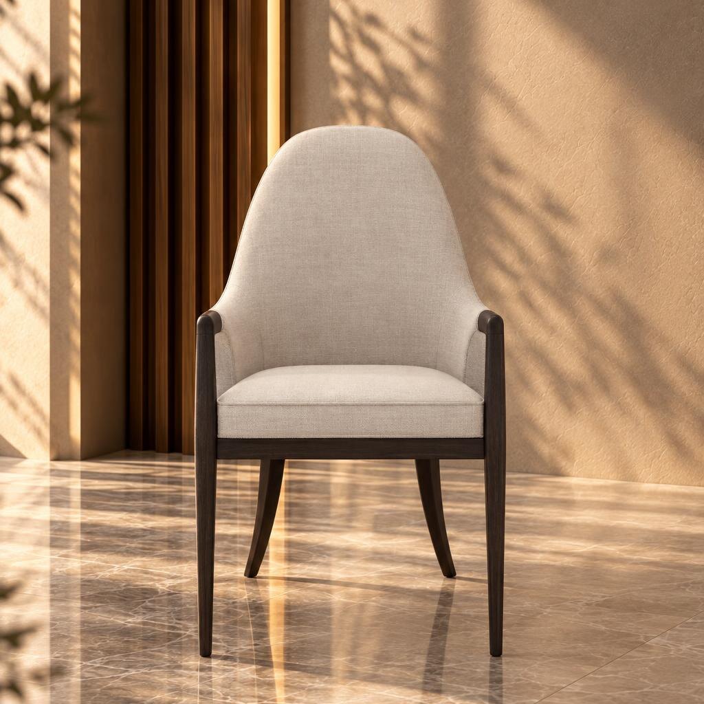 Vera Dining Chair side view for dining room furniture
