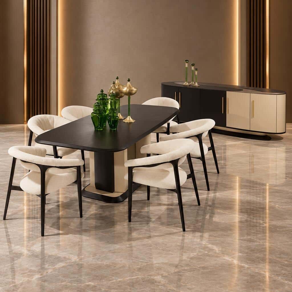 Uvara Dining Room Set main view for elegant dining spaces