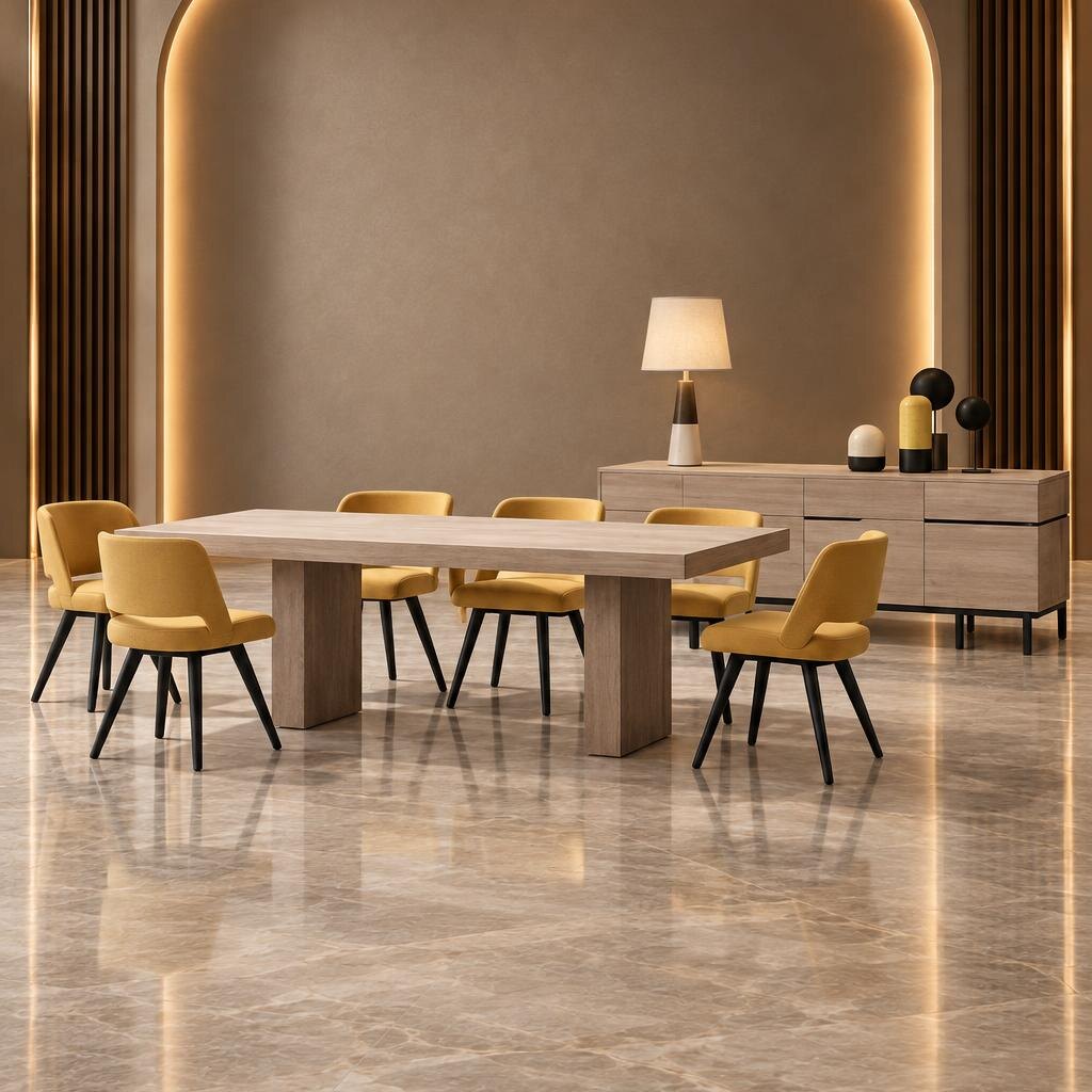 Ovion Dining Room Set main view for elegant dining spaces