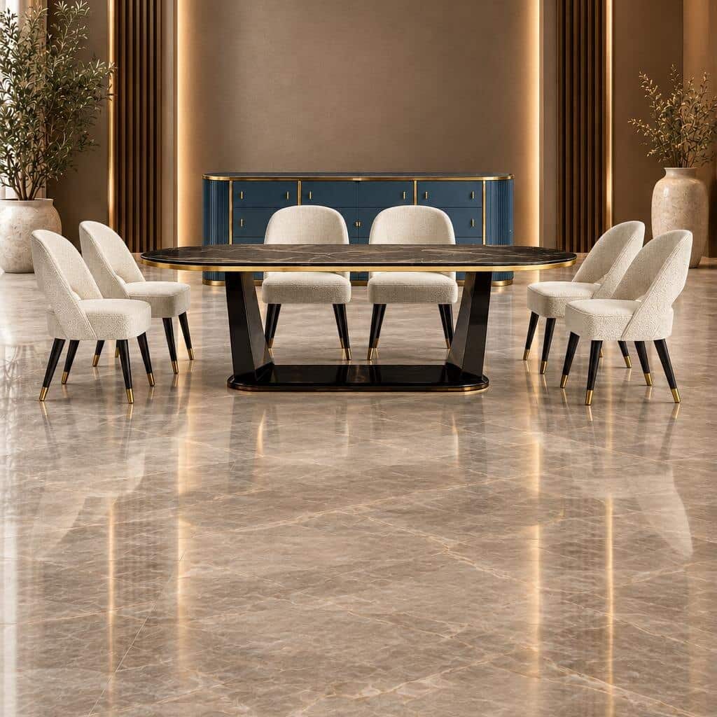 Rilea Dining Room Set main view for elegant dining spaces