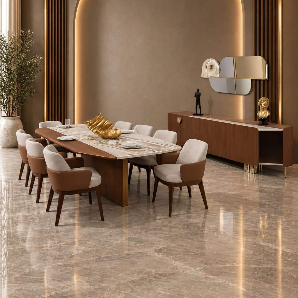 Zynel Dining Room Set main view for elegant dining spaces