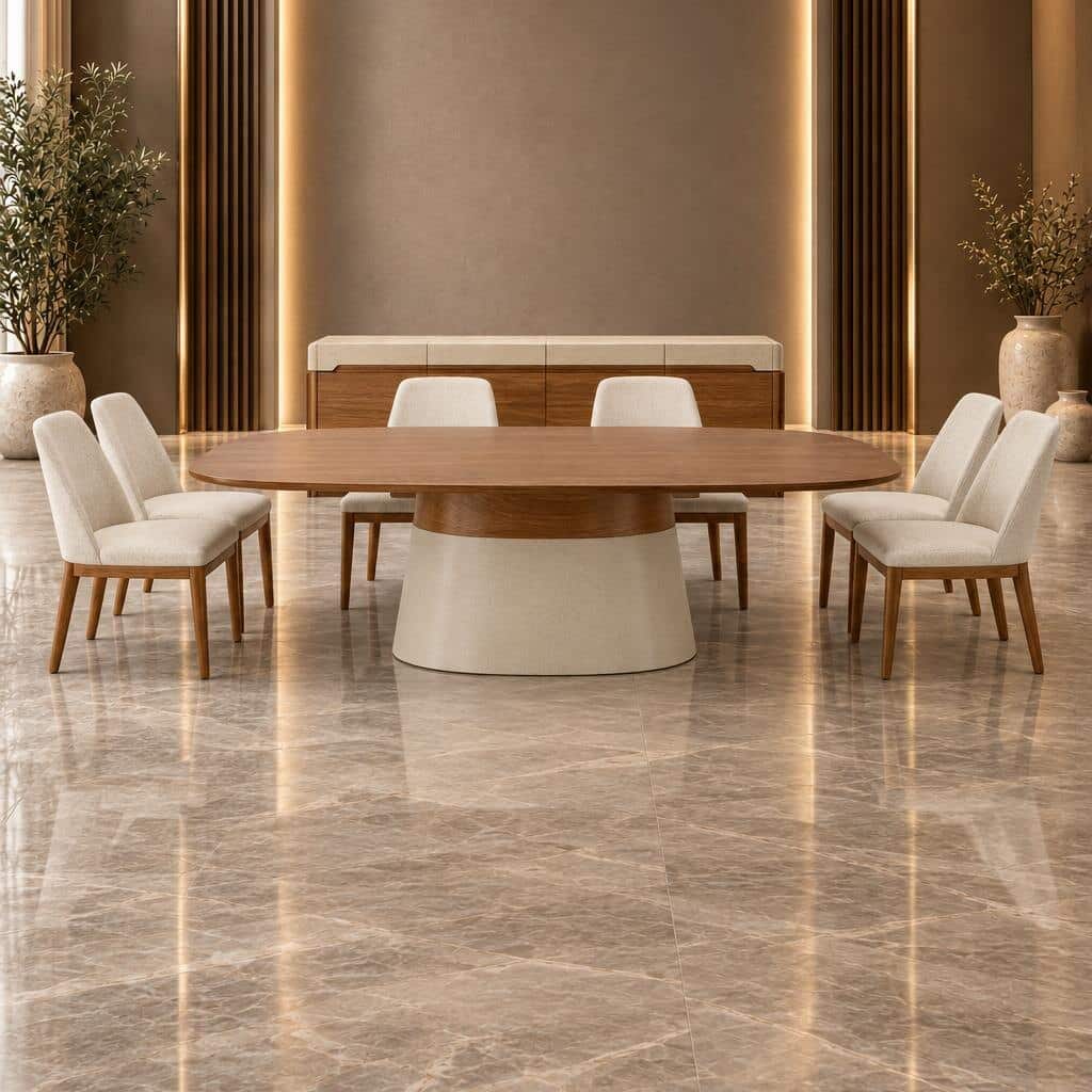 Xyra Dining Room Set main view for elegant dining spaces