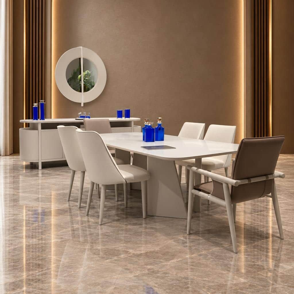 Bexia Dining Room Set main view for elegant dining spaces