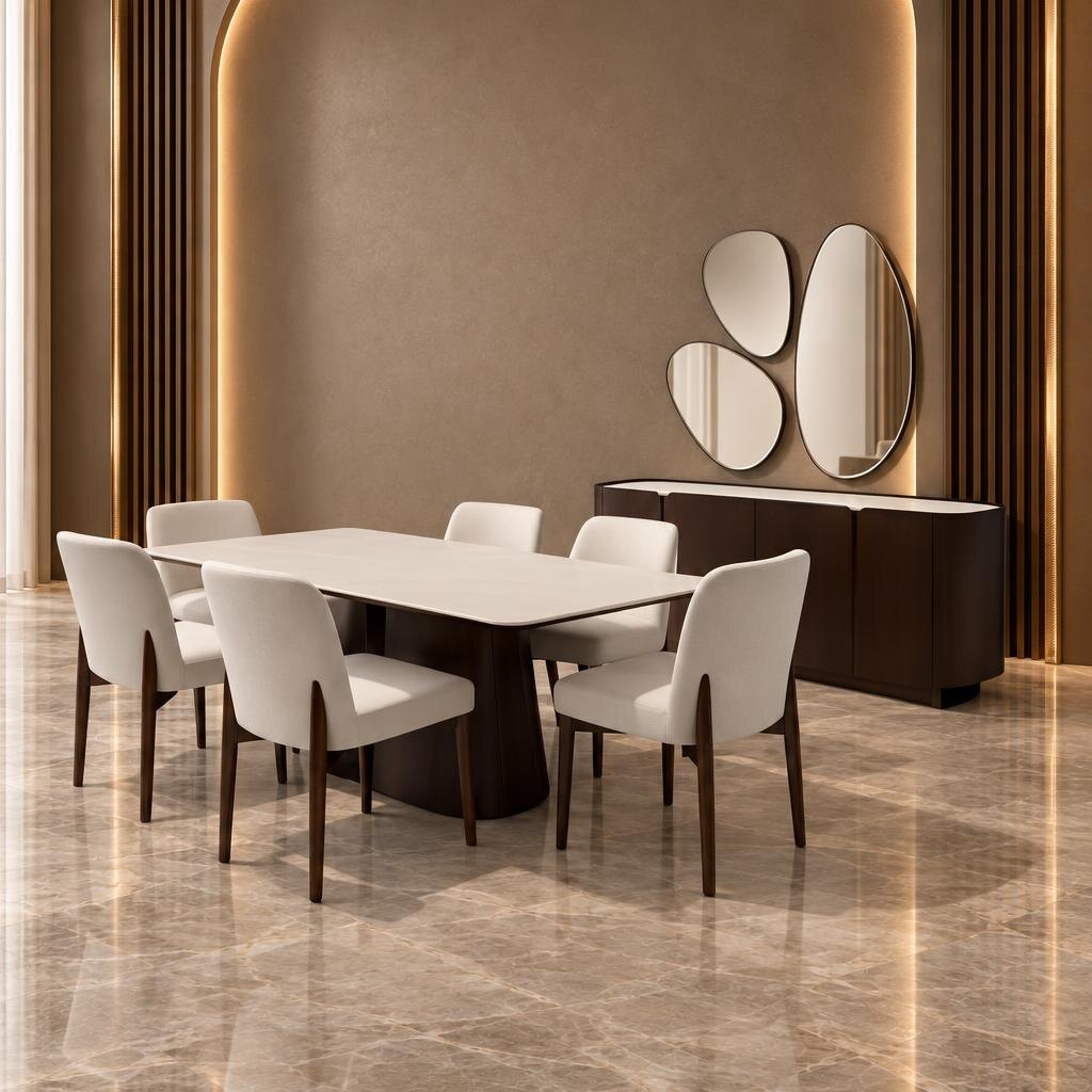Tivon Dining Room Set main view for elegant dining spaces