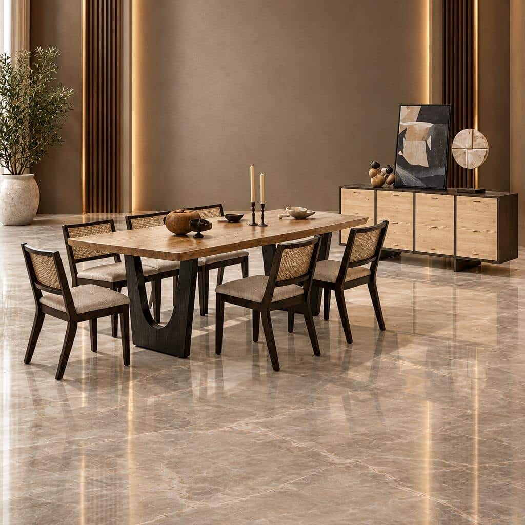 Civra Dining Room Set main view for elegant dining spaces