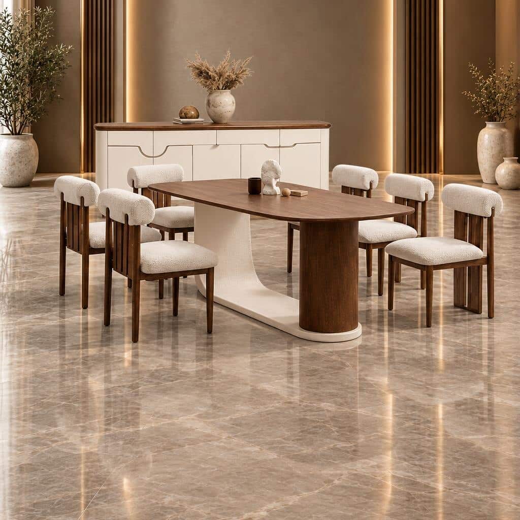 Rivya Dining Room Set main view for elegant dining spaces