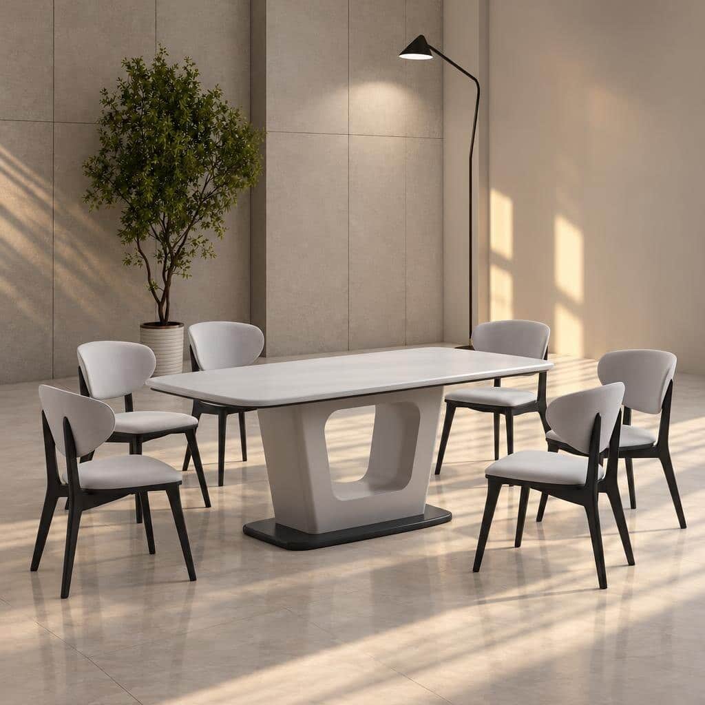 Dining Room Set front view for elegant dining spaces Front