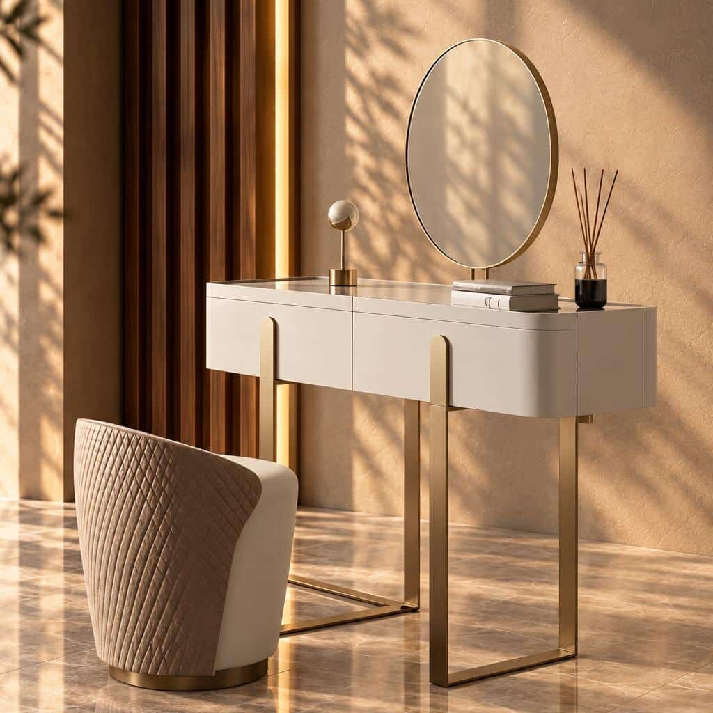 Vira Dresser Set close view for bedroom furniture at El Malek