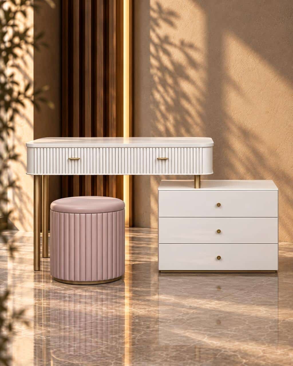 Pavi Dresser Set