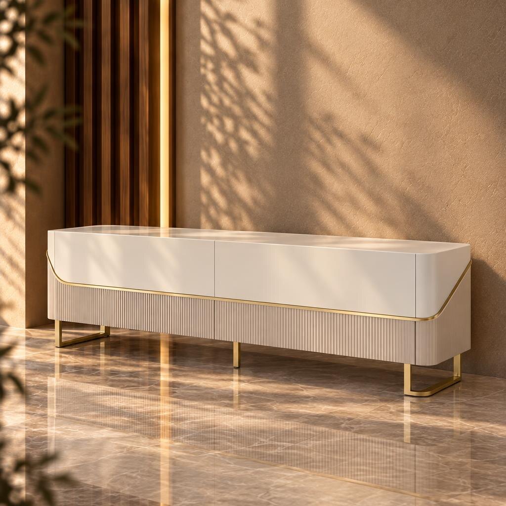 Sila Buffet in a front angle for coordinated dining room decor