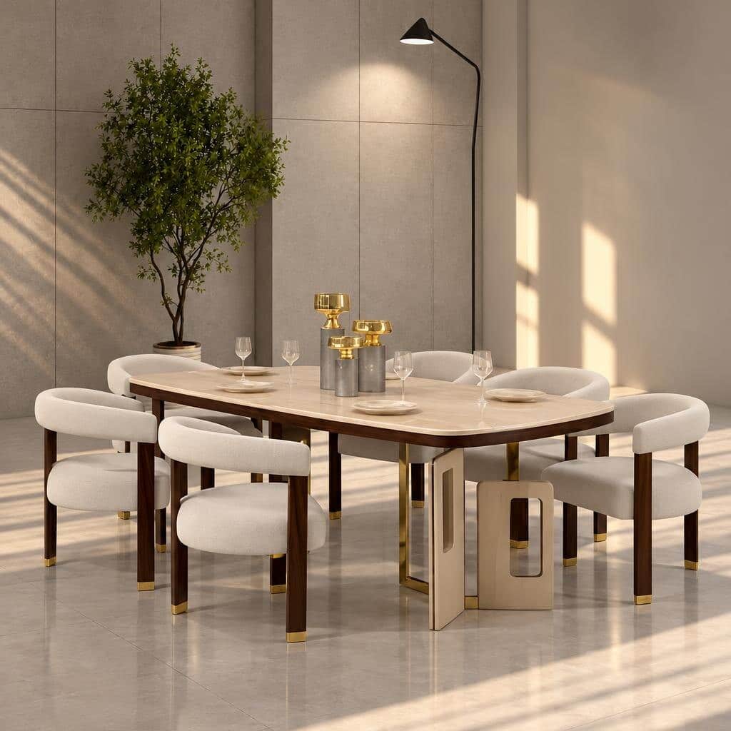 Dining Room Set showcase view for elegant dining spaces Side