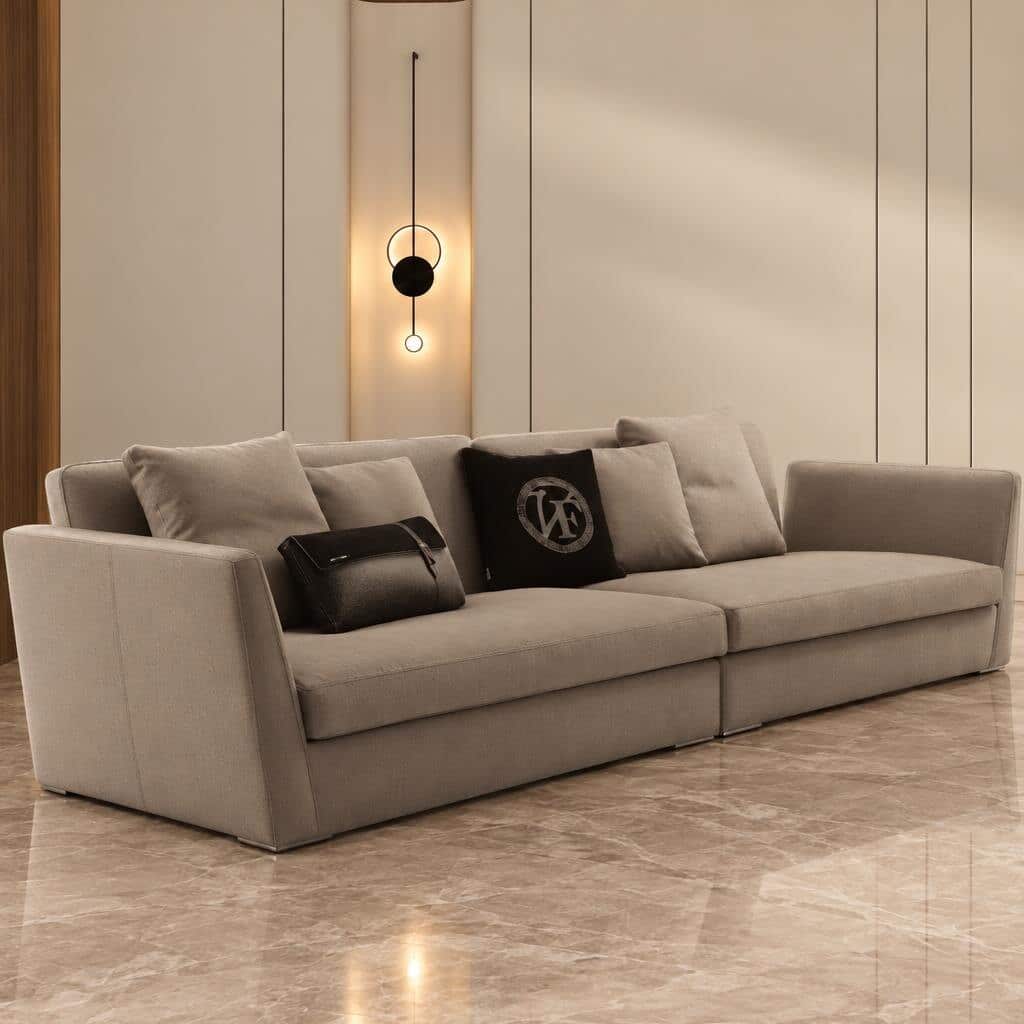 Fetro Living Sofa front view for modern living room sofa furniture