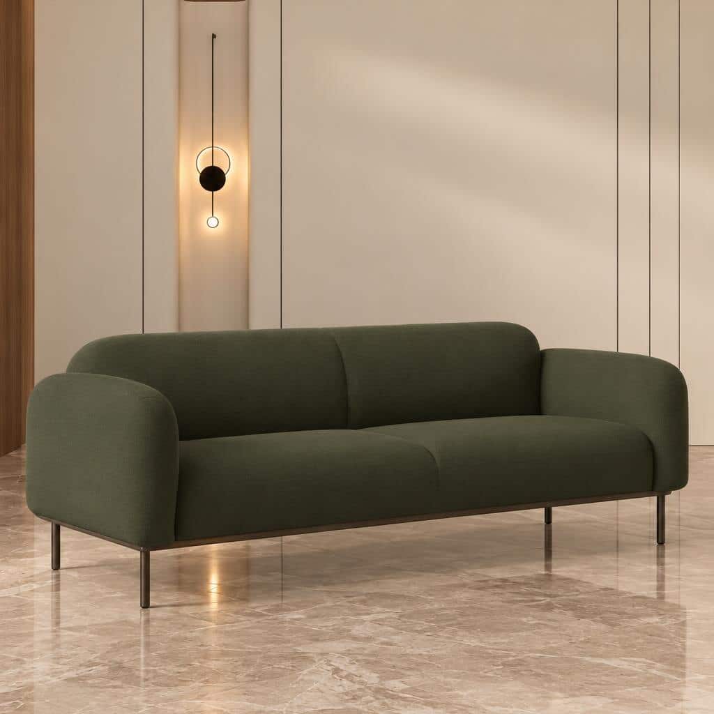 Delva Living Sofa detail view for modern living room sofa furniture